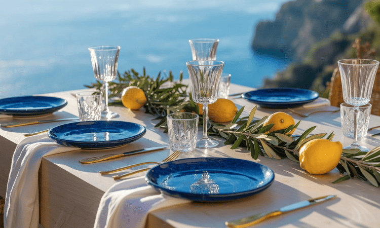 La mesa Amalfi: la tendencia mediterránea más elegante del verano