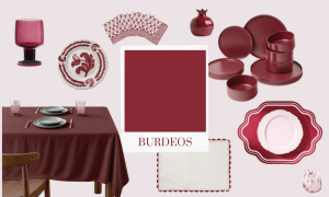 Burdeos en la mesa: el color del otoño que llenará nuestras mesas de personalidad